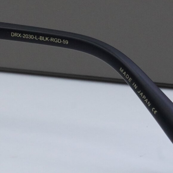 Dita MACH-ONE DRX 2030-L Aviator Sunglasses - Matte Black/Gold/Grey - Picture 7 of 11